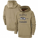 Seattle Seahawks 2019 Salute To Service Sideline Therma Pullover Hoodie,baseball caps,new era cap wholesale,wholesale hats